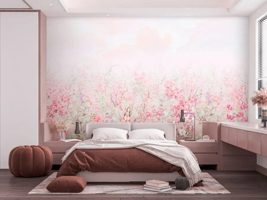 wall murals 3Д рељефно цвеће u97407