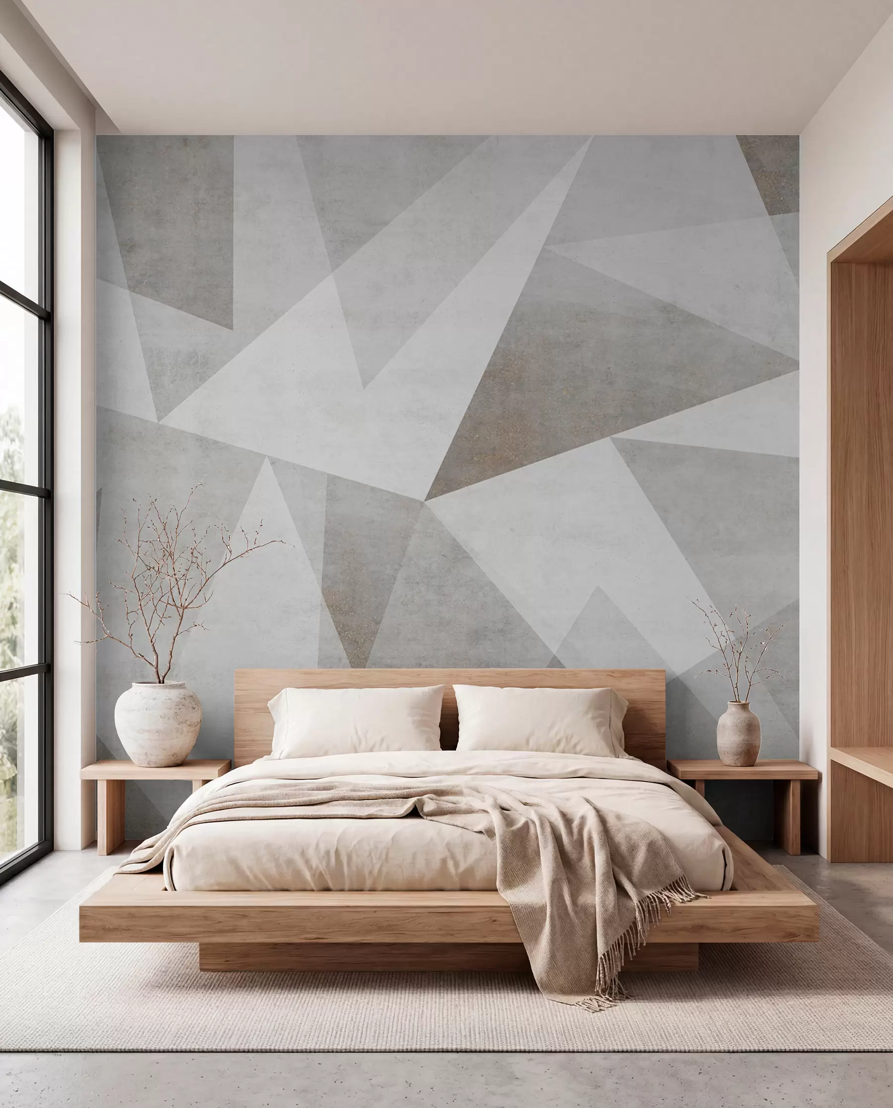 wall murals Херметијски троуглови са линијама u97345