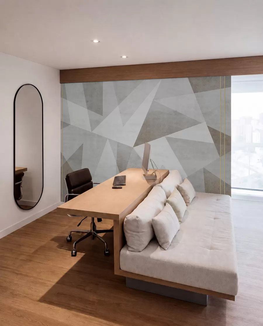 wall murals Херметијски троуглови са линијама u97345