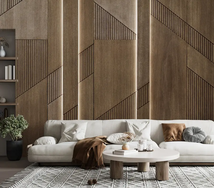 wall murals Панел од дрвета u97555