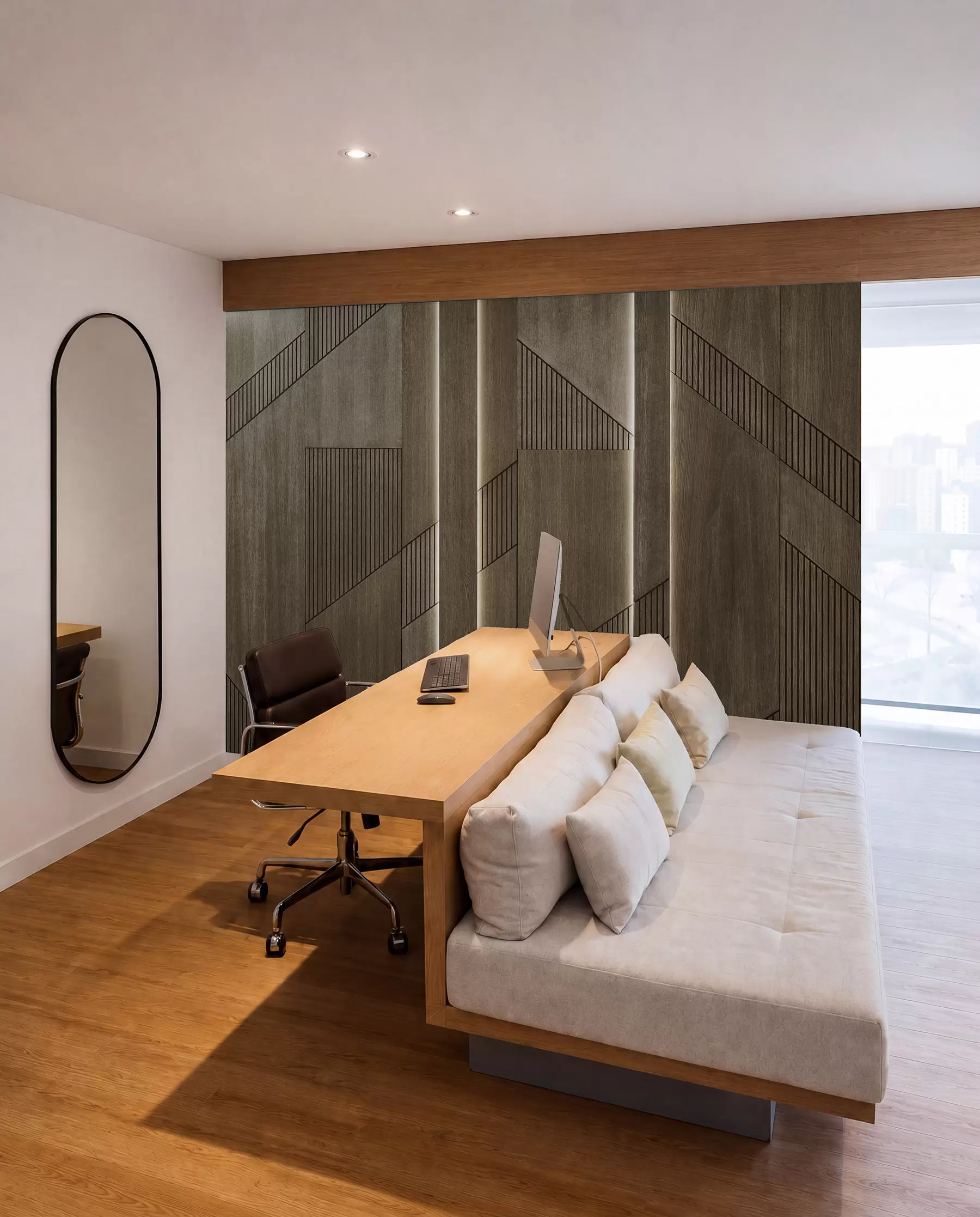 wall murals Панел од дрвета u97555
