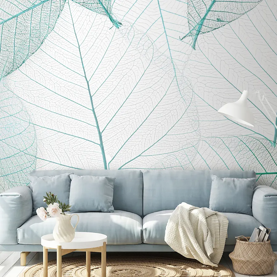 wall murals Прозирни листови зелене боје u24439v3