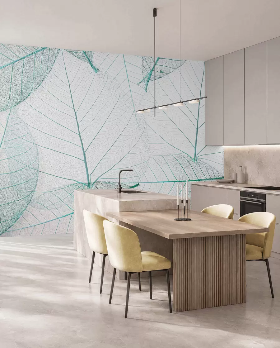 wall murals Прозирни листови зелене боје u24439v3