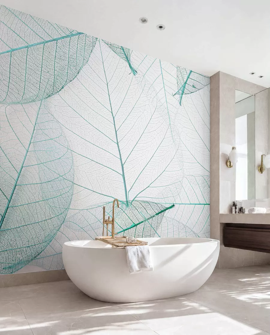 wall murals Прозирни листови зелене боје u24439v3