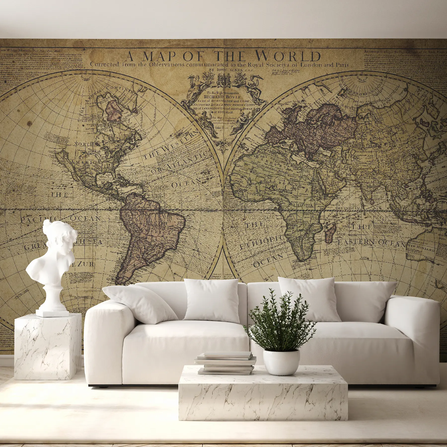 wall murals Античка мапа света u18533