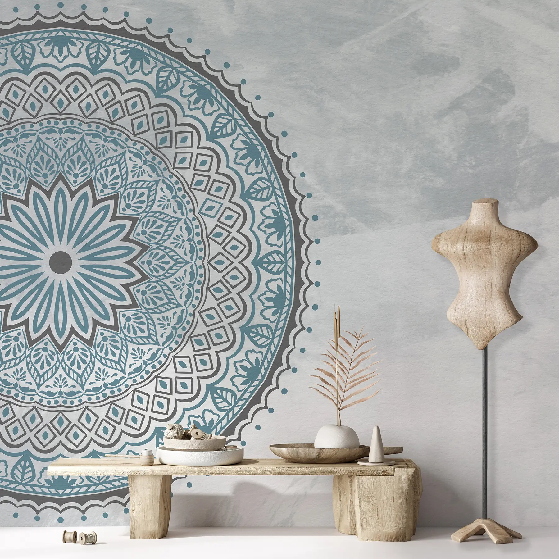 wall murals Тиркизна мандала u98495v2