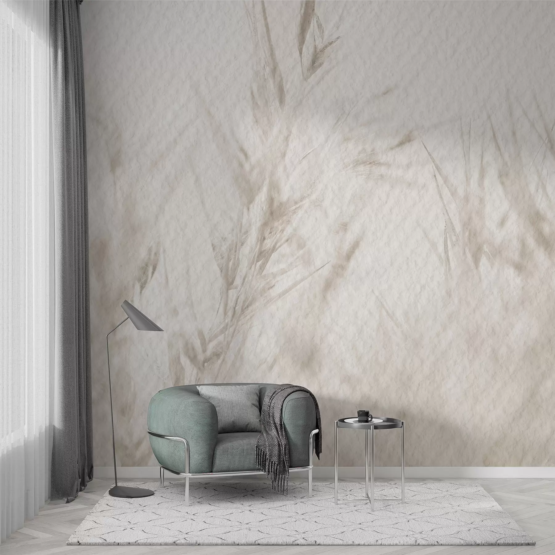 wall murals Текстура сушеног цвећа винтаге папира u98438