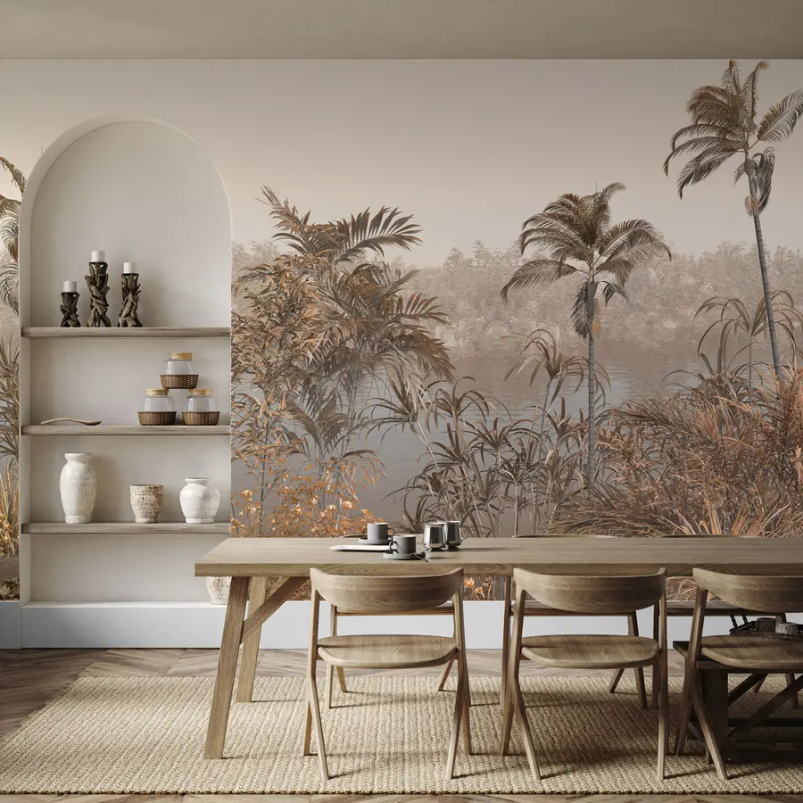 wall murals Тропско дрвеће и лишће u98929