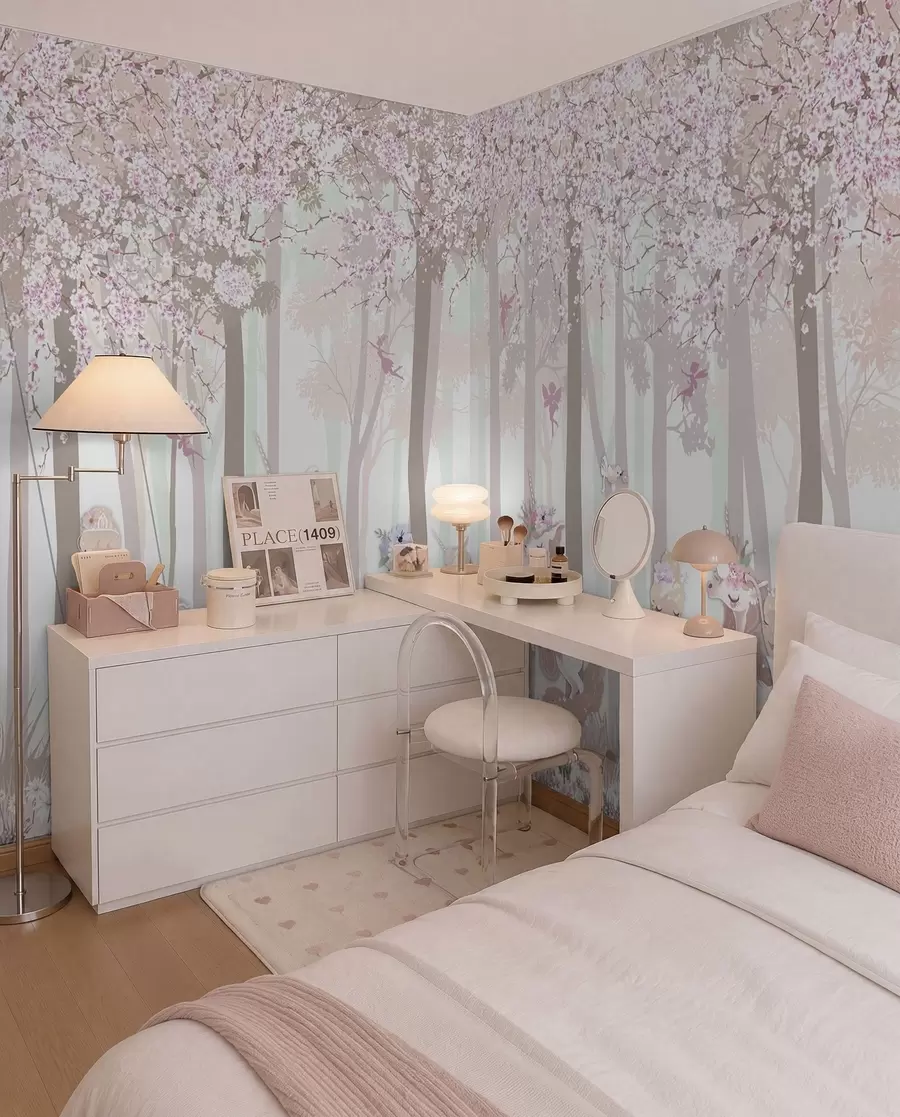wall murals Шума са принцезама и једнорозима u98694