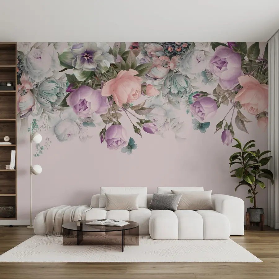 wall murals Цветни зид u39845v1