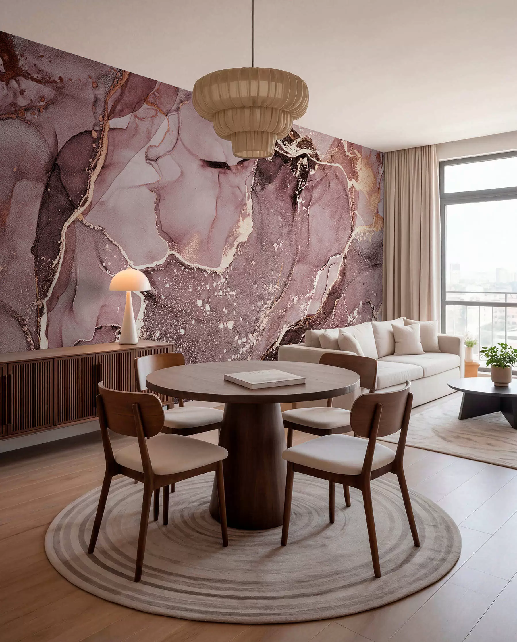 wall murals Пинк мермер u93578v1