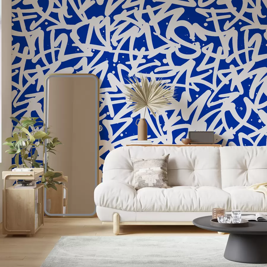 wall murals Емоција графита: Плава u99087v2