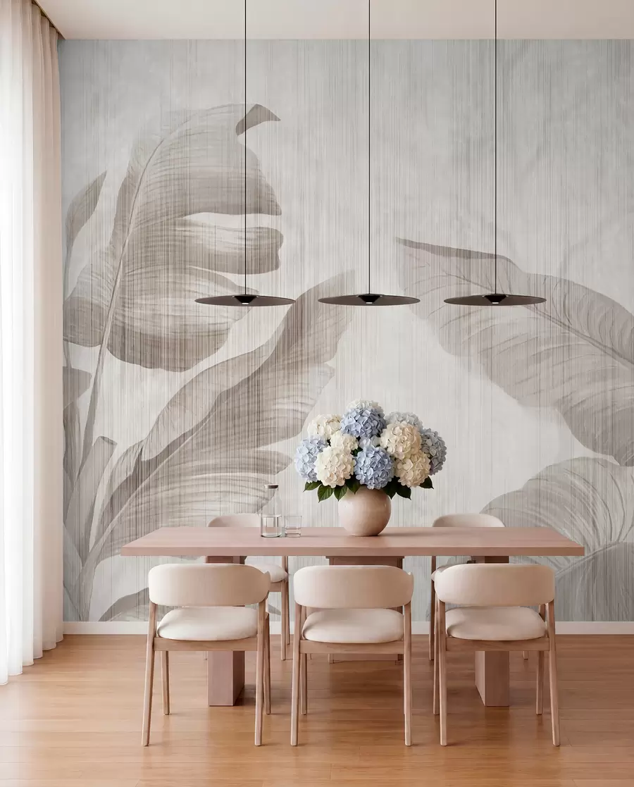 wall murals Тропско лишће у грунге стилу u00299d1