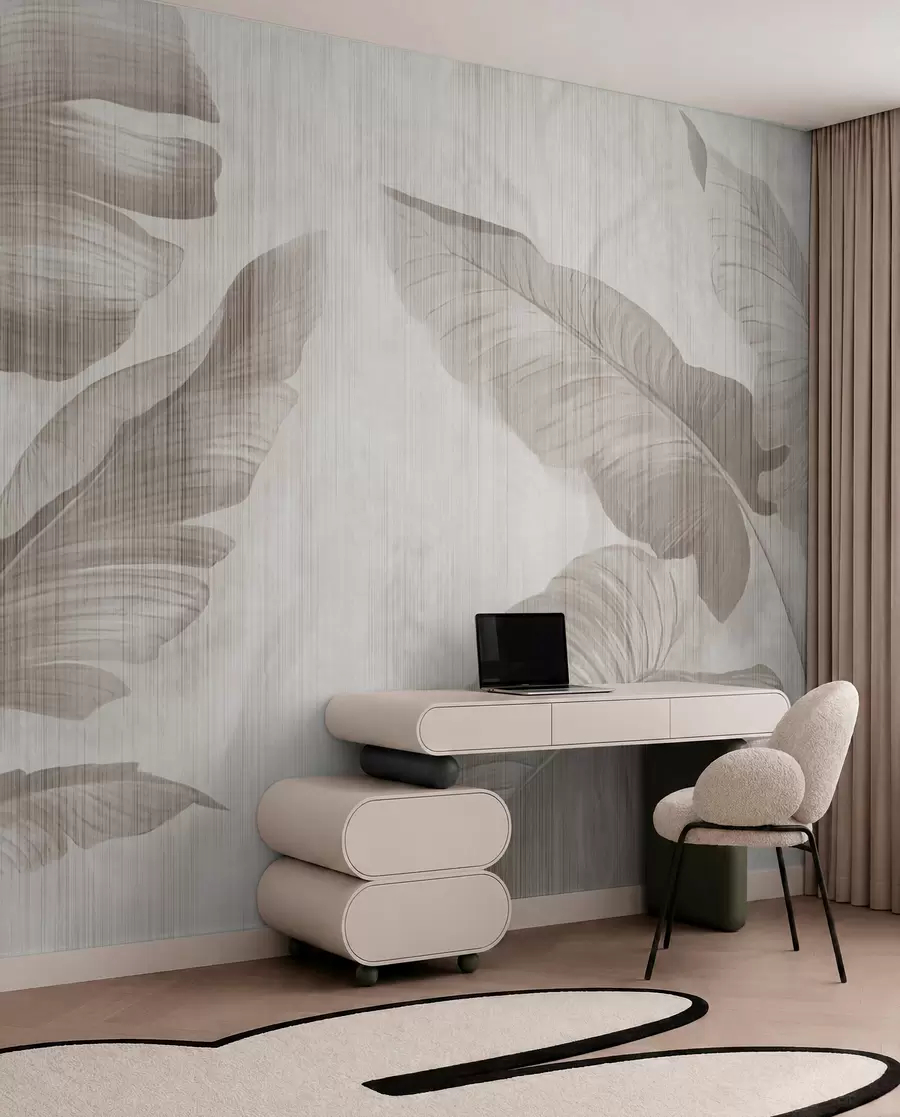 wall murals Тропско лишће у грунге стилу u00299d1