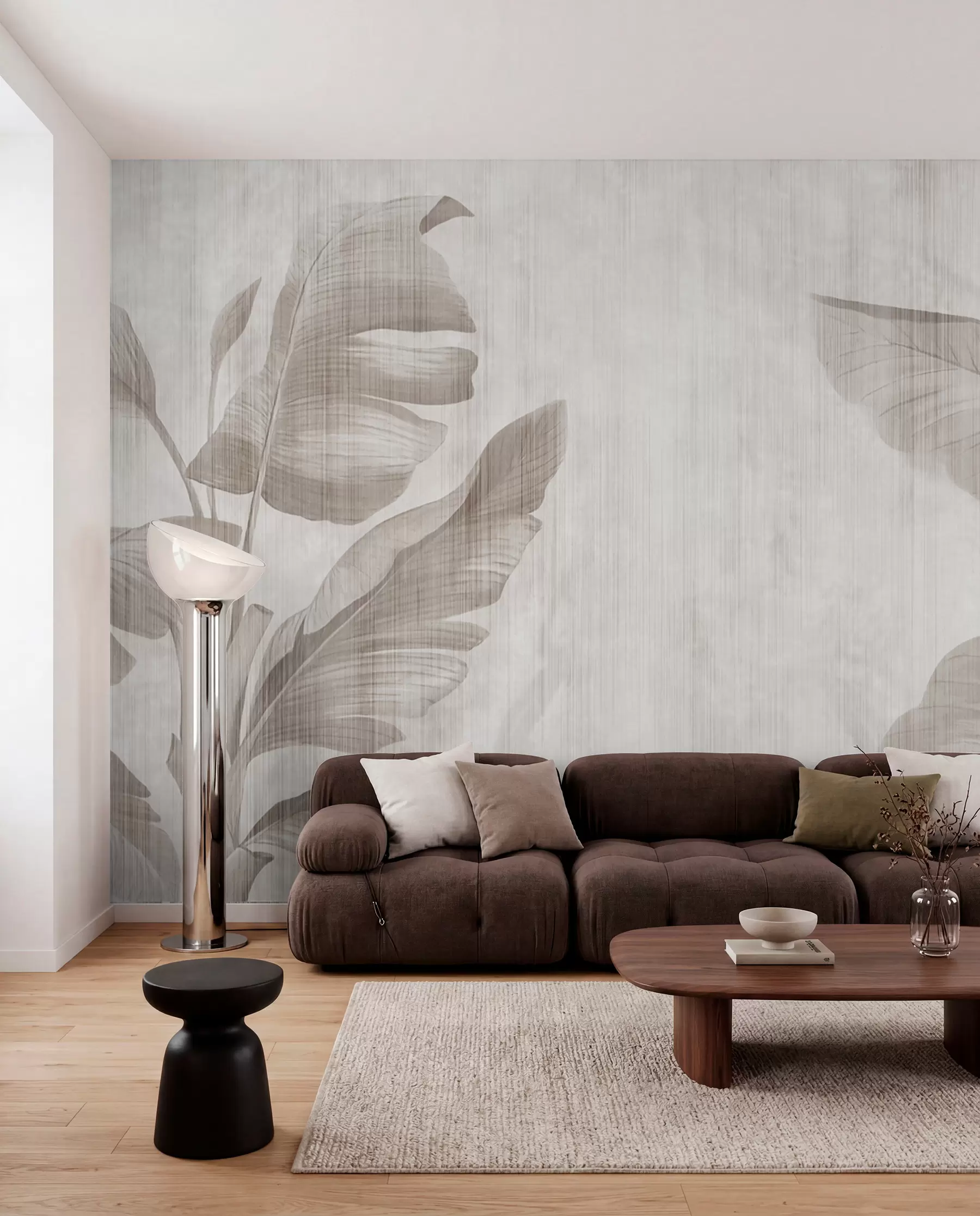 wall murals Тропско лишће у грунге стилу u00299d2
