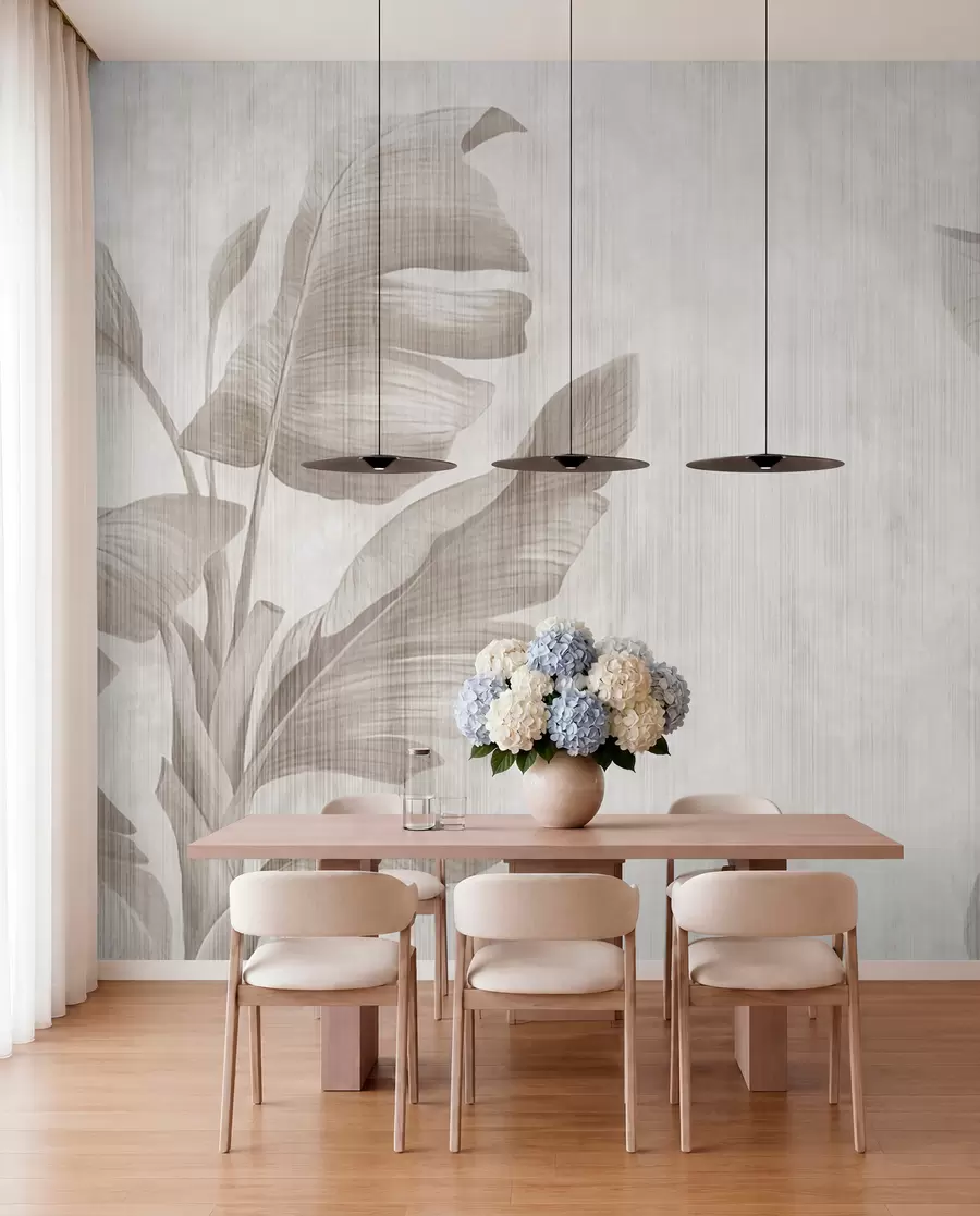 wall murals Тропско лишће у грунге стилу u00299d2