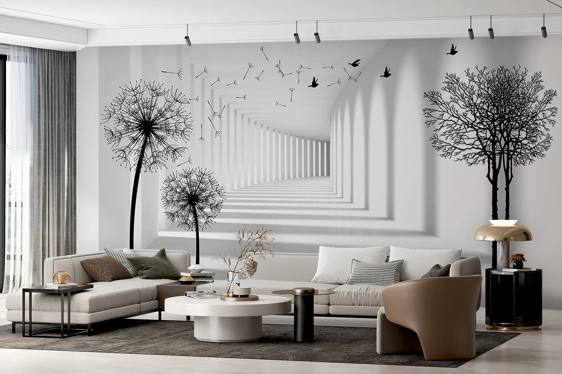wall murals Дубина и светлост u37803d2