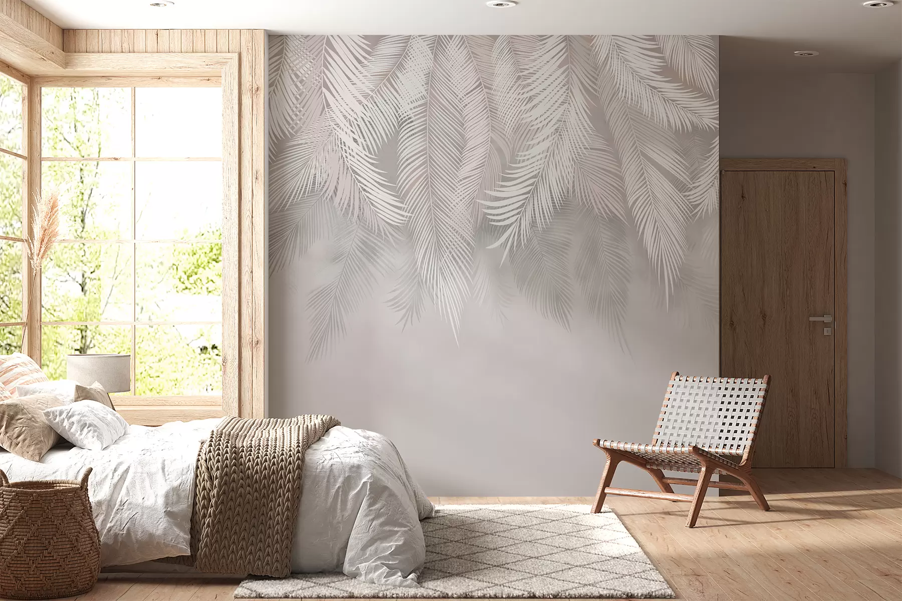 wall murals Висеће палмино лишће u48556d1