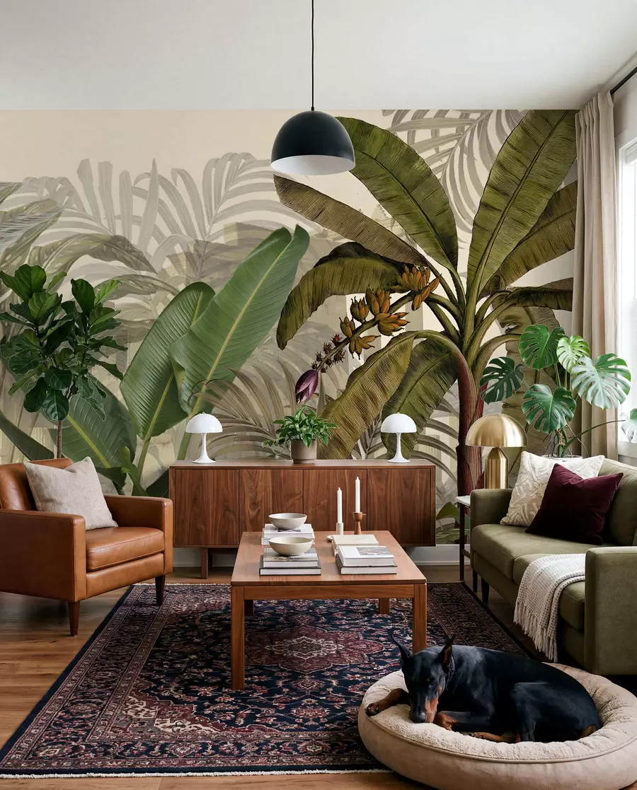 wall murals Тропска џунгла и лишће u74748d1