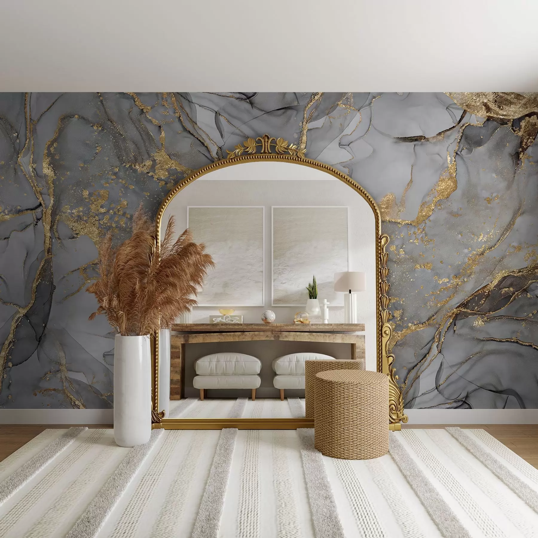 wall murals Сиви мермер u93578d2