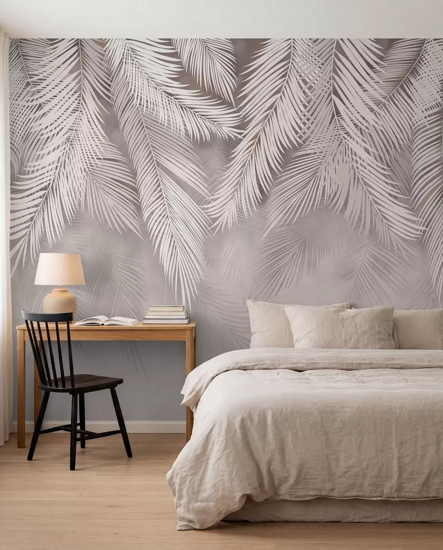 wall murals Нежни висећи листови u48556v5d2