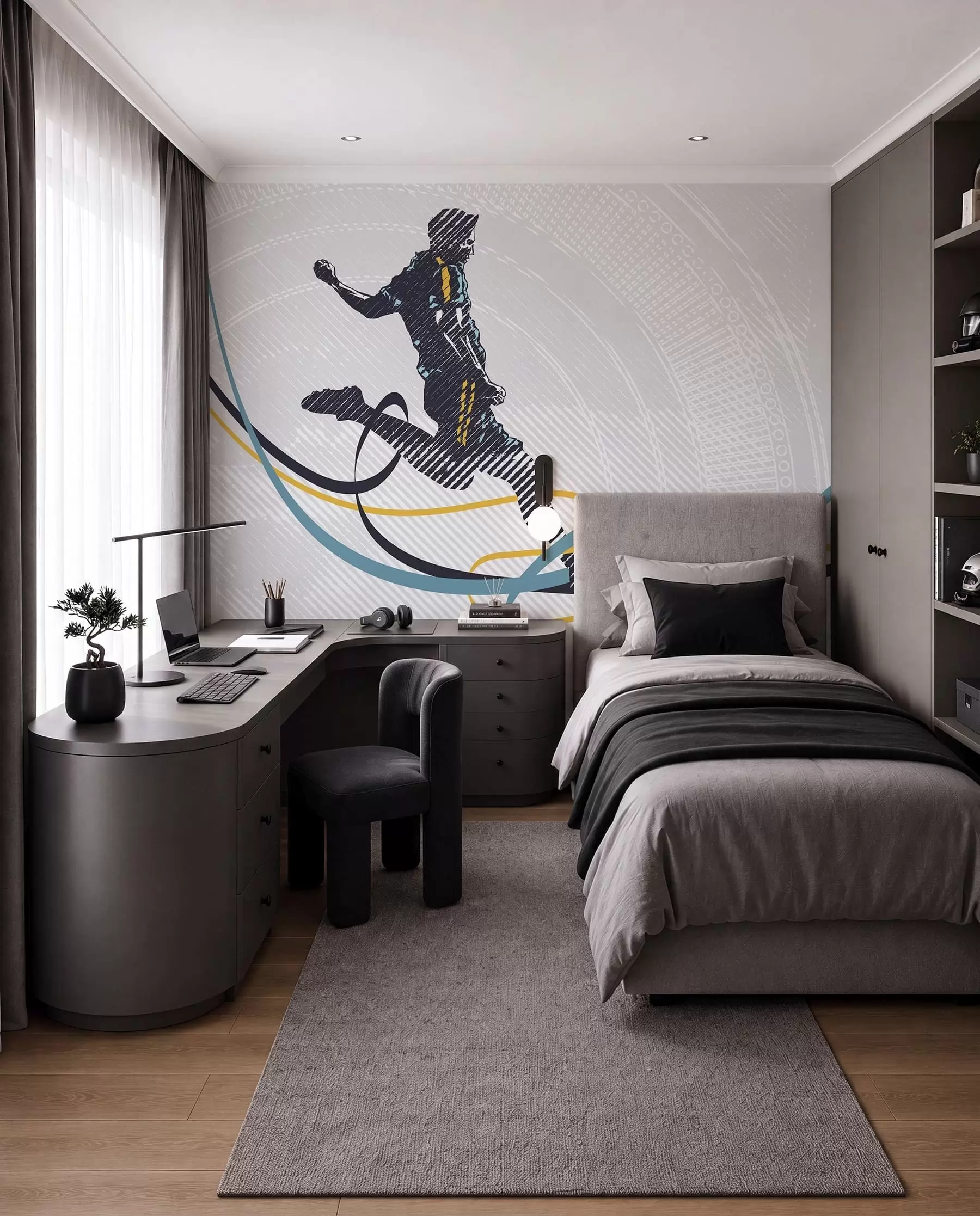 wall murals Постер за рагби спортисте u99448