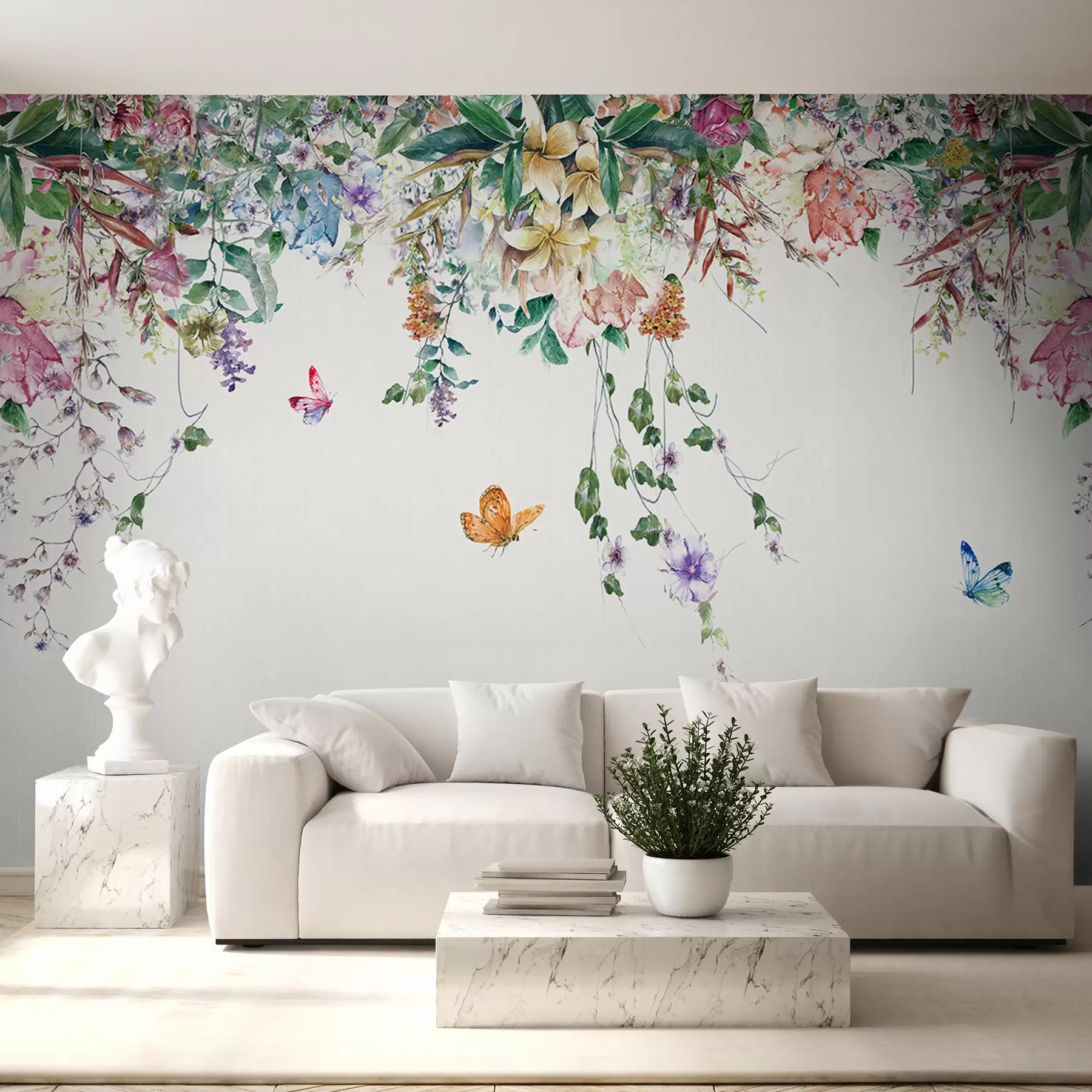 wall murals Гарланд цвећа u30601d2