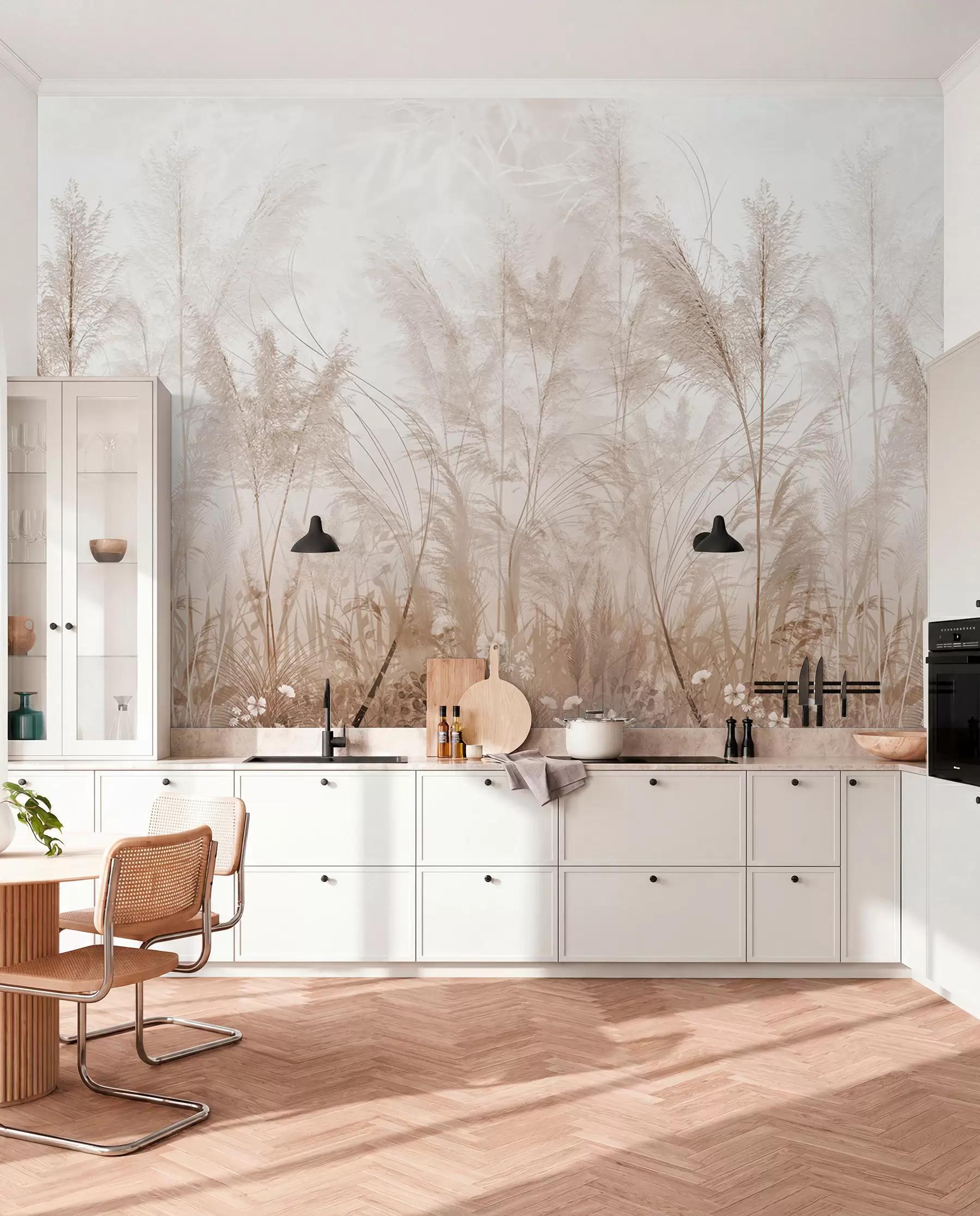 wall murals Високе биљке у пастелним бојама u93903d2