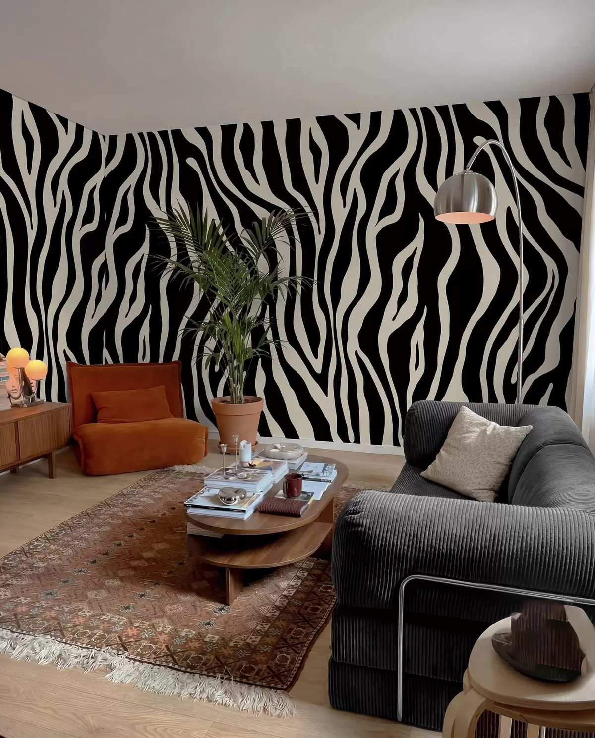 wall murals Zebrine pruge u slonovači u99173v3